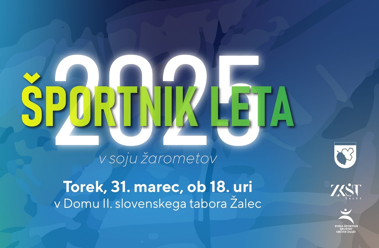 Športnik leta 2025 v Občini Žalec