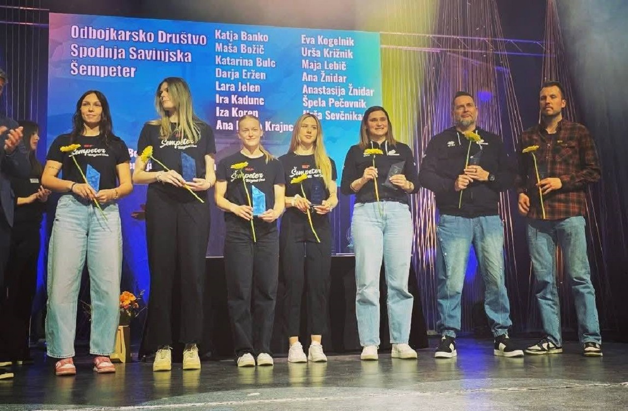 Ženska ekipa SIP Šempeter naj ekipa 2025 v občini Žalec