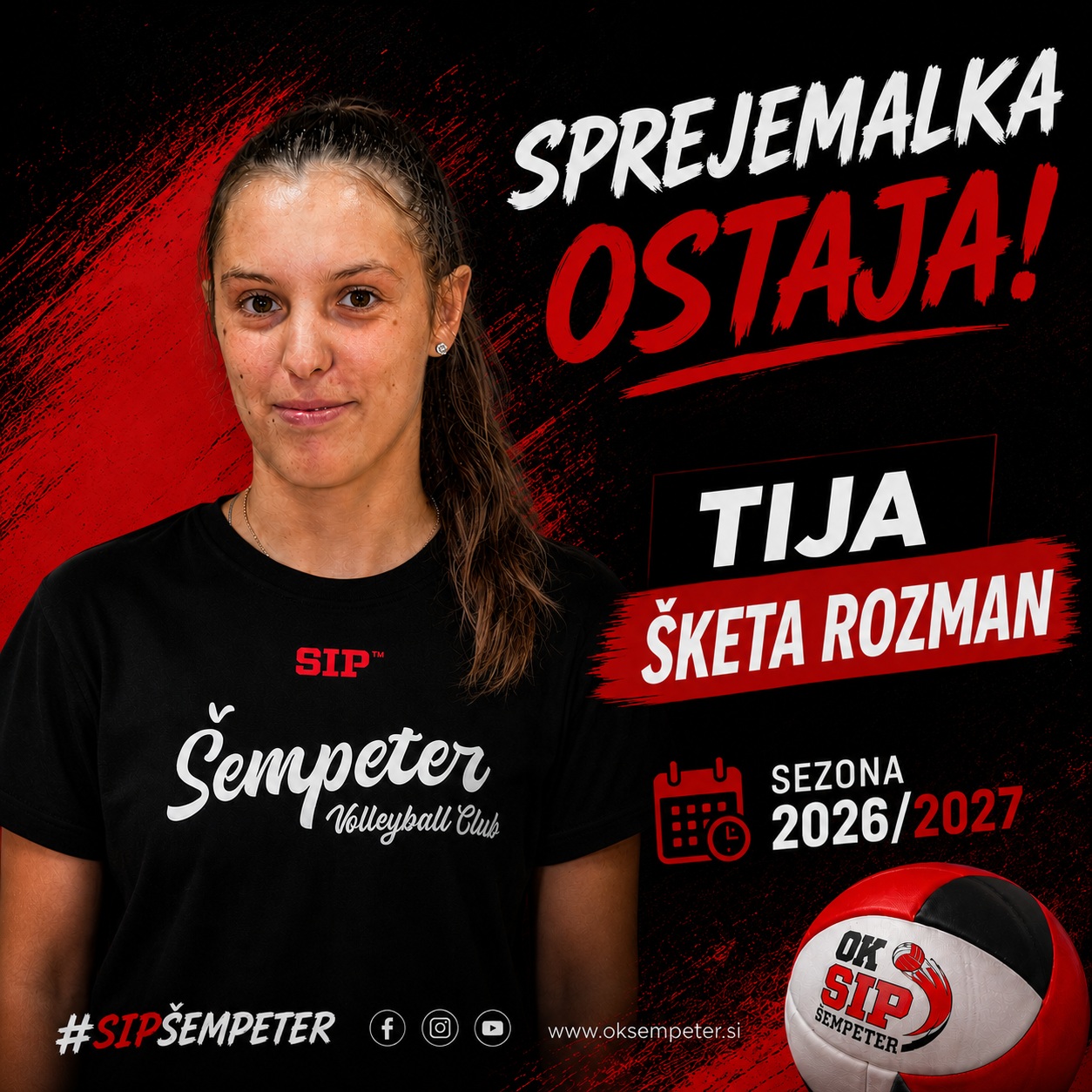 Sprejemalka ostaja
