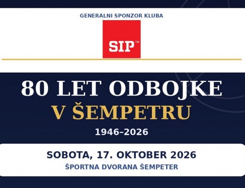 80. let odbojke v Šempetru