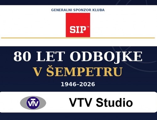 VTV Studio – 80 let odbojke v Šempetru
